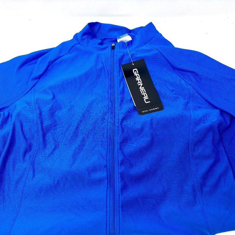 Louis Garneau Men's Cycling Jersey, Medium, Electric Blue